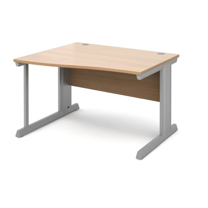 DAMS Vivo left hand wave desk 1400mm or 1600mm-10868