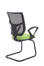 Dams Altino mesh back visitors chair with fixed arms-9901