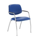 Dams Tuba 4 leg frame conference chair-29032