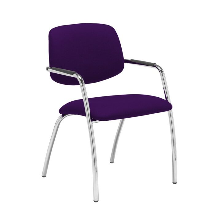 Dams Tuba 4 leg frame conference chair-29016