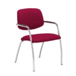 Dams Tuba 4 leg frame conference chair-29020