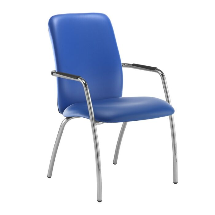 Dams Tuba 4 leg frame conference chair - Full Back-29044