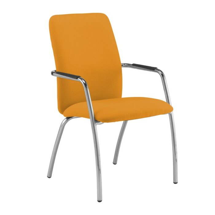 Dams Tuba 4 leg frame conference chair - Full Back-29048