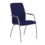 Dams Tuba 4 leg frame conference chair - Full Back-29050