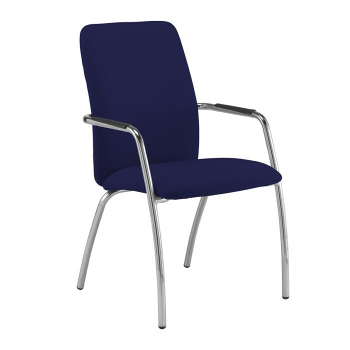Dams Tuba 4 leg frame conference chair - Full Back-29050