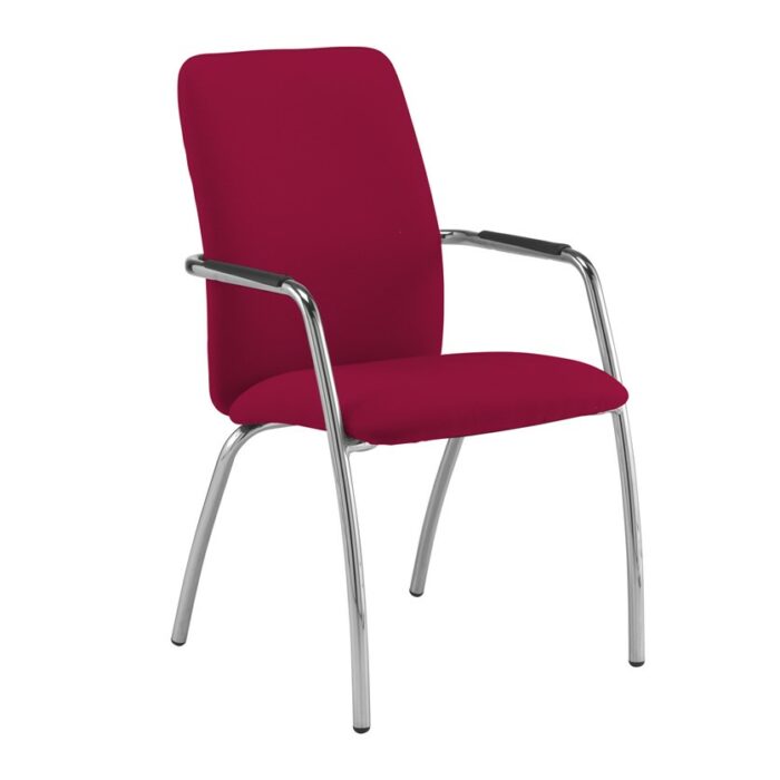 Dams Tuba 4 leg frame conference chair - Full Back-29035