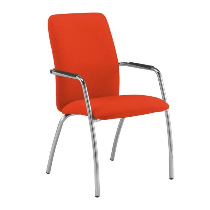 Dams Tuba 4 leg frame conference chair - Full Back-29051