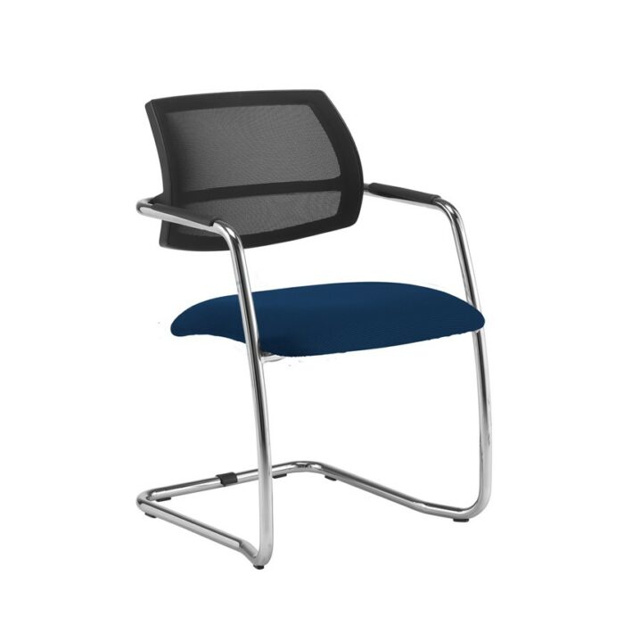 Dams Tuba cantilever frame conference chair Mesh Back-29010