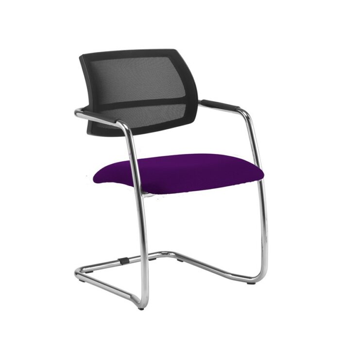 Dams Tuba cantilever frame conference chair Mesh Back-28999