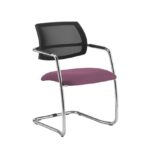 Dams Tuba cantilever frame conference chair Mesh Back-29009