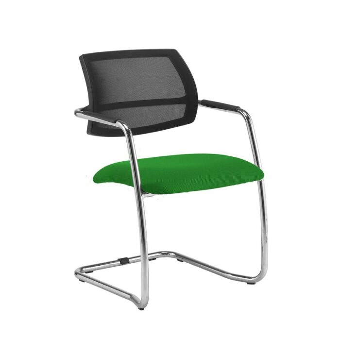 Dams Tuba cantilever frame conference chair Mesh Back-29013