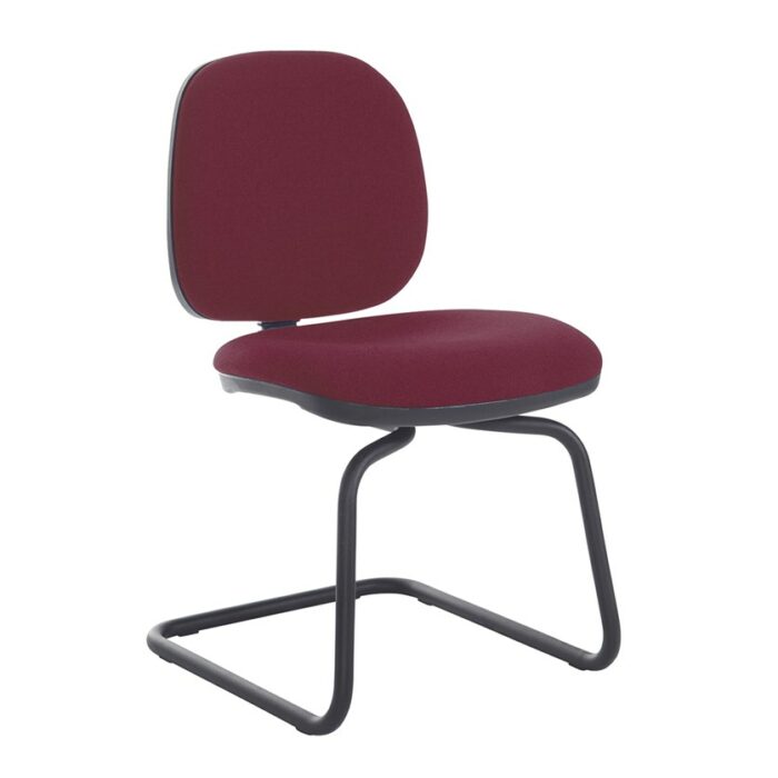 Dams Jota fabric visitors chair with no arms-9854