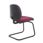 Dams Jota fabric visitors chair with no arms-9852