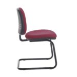 Dams Jota fabric visitors chair with no arms-9853