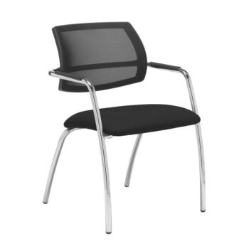 Dams Tuba 4 leg frame conference chair - Mesh Back-0