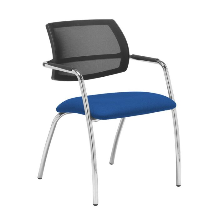 Dams Tuba 4 leg frame conference chair - Mesh Back-29062