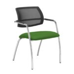 Dams Tuba 4 leg frame conference chair - Mesh Back-29067