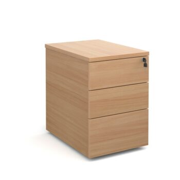 DAMS Deluxe 3 drawer mobile pedestal 600mm deep-0