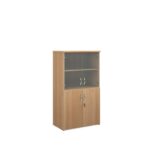 DAMS Universal combination unit with glass upper doors 1440mm high-11635