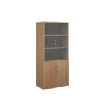 DAMS Universal combination unit with glass upper doors 1440mm high-11630