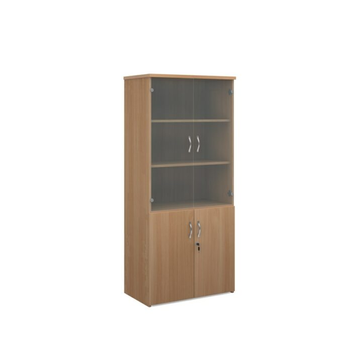 DAMS Universal combination unit with glass upper doors 1440mm high-11630