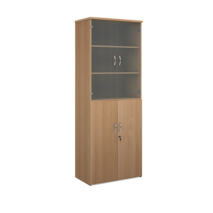 DAMS Universal combination unit with glass upper doors 1440mm high-11632