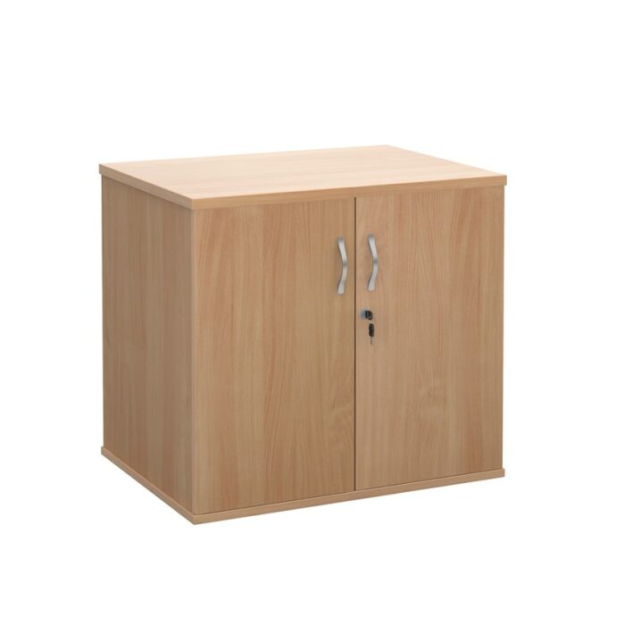 DAMS Deluxe double door desk high cupboard 600mm deep-11585