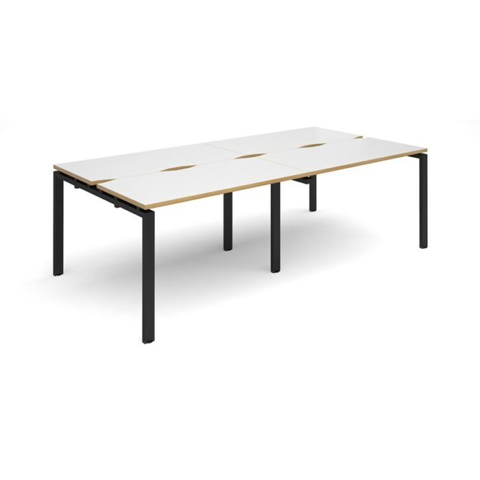Dams Adapt II double back to back desks 2400mm x 1200mm-10040
