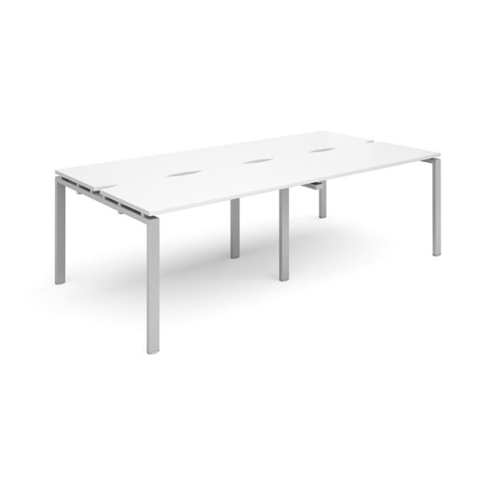 Dams Adapt II double back to back desks 2400mm x 1200mm-10045