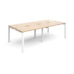 Dams Adapt II double back to back desks 2400mm x 1200mm-10046