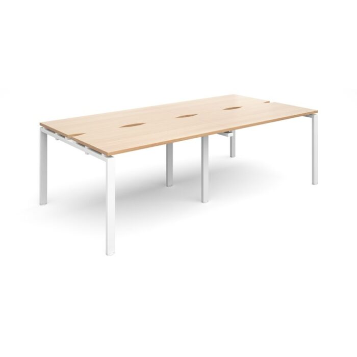 Dams Adapt II double back to back desks 2400mm x 1200mm-10046