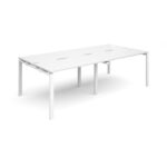 Dams Adapt II double back to back desks 2400mm x 1200mm-10041