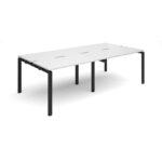 Dams Adapt II double back to back desks 2400mm x 1200mm-10038