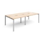 Dams Adapt II double back to back desks 2400mm x 1200mm-10044
