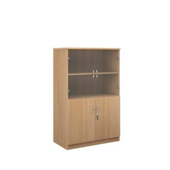DAMS Deluxe combination unit with glass upper doors 2000mm high-0