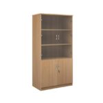 DAMS Deluxe combination unit with glass upper doors 2000mm high-11618