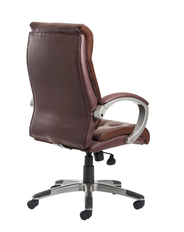 Dams catania brown leather executive chair-10559