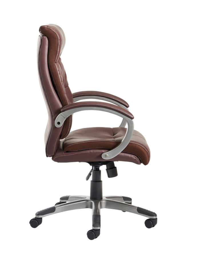 Dams catania brown leather executive chair-10558