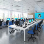Dams Connex double back to back desks -20606