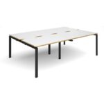 Dams Adapt II double back to back desks 2400mm x 1600mm-10073