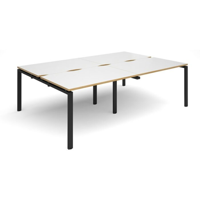Dams Adapt II double back to back desks 2400mm x 1600mm-10073