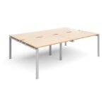 Dams Adapt II double back to back desks 2400mm x 1600mm-10078
