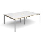 Dams Adapt II double back to back desks 2400mm x 1600mm-10074