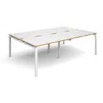 Dams Adapt II double back to back desks 2400mm x 1600mm-10079