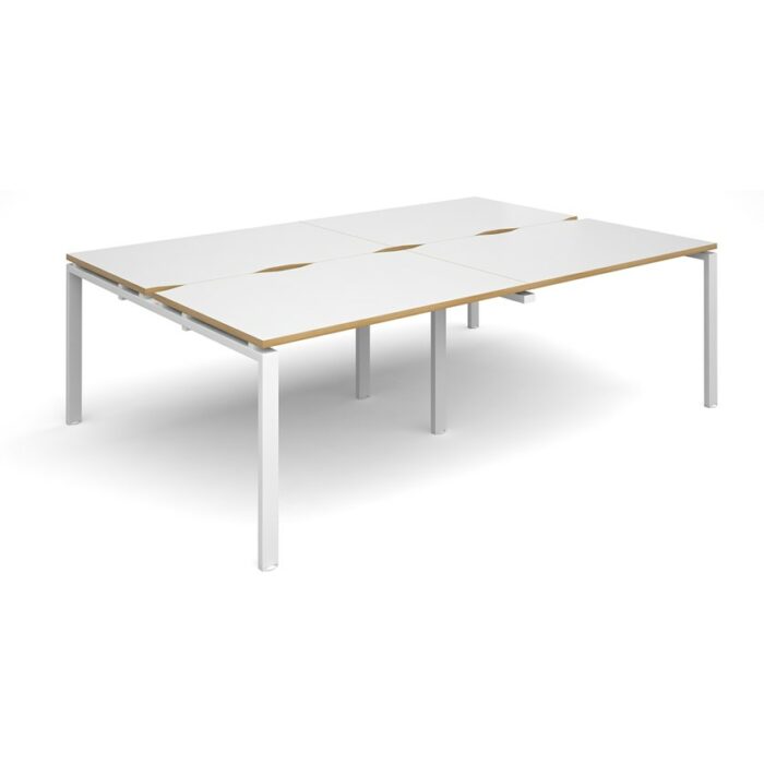 Dams Adapt II double back to back desks 2400mm x 1600mm-10079