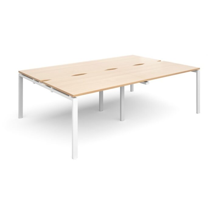 Dams Adapt II double back to back desks 2400mm x 1600mm-10075
