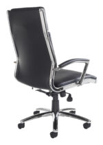 Dams Florence high back executive chair - black faux leather-10548