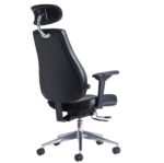 Dams Franklin high back 24 hour task chair - black faux leather-10543