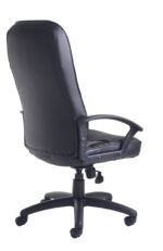 Dams King high back managers chair - black leather faced-10579