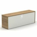 Mobili Move back to back Storage Pedestal with Through Cable Access-11078